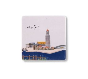 Storytiles Storytiles - tegel magneet - see you in zwolle (6x6 cm)
