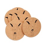 Helen b Helen b - onderzetters kurk - Y (set van 6)