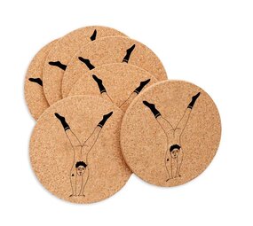 Helen b Helen b - onderzetters kurk - Y (set van 6) Helen b Helen b - onderzetters kurk - Y (set van 6)