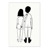 Helen b Helen b - poster naked couple back A4