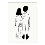 Helen b Helen b - poster naked couple back A4 Helen b Helen b - poster naked couple back A4