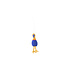 Aveva design - hanger vilt - funky birds electric blue Aveva design - hanger vilt - funky birds electric blue