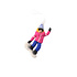 Aveva design - hanger vilt - snowboard pink