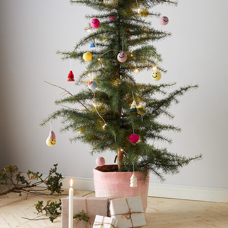 Aveva Design Aveva design - hanger vilt - smiley yellow Aveva Design Aveva design - hanger vilt - smiley yellow