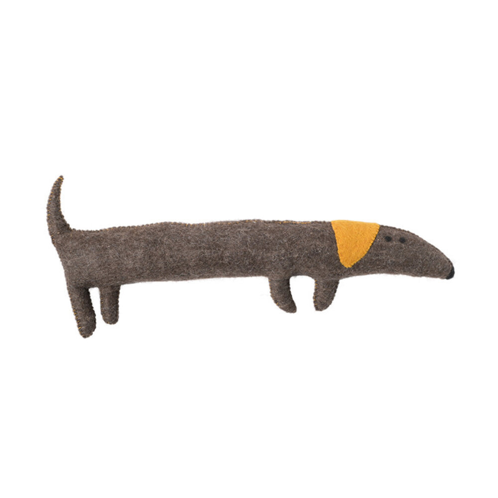 Aveva Design Aveva design - knuffel vilt - sausage dog chocolate