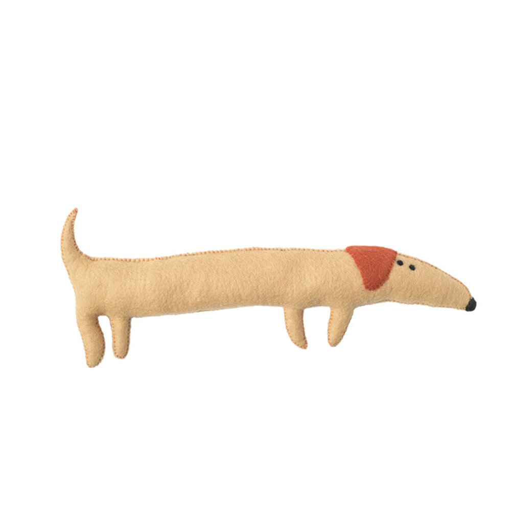 Aveva Design Aveva design - knuffel vilt - sausage dog cream Aveva Design Aveva design - knuffel vilt - sausage dog cream