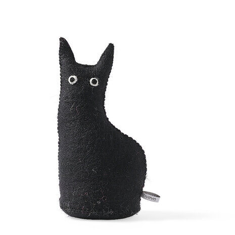 Aveva Design Aveva design - deurstop/boekensteun - the curious cat black
