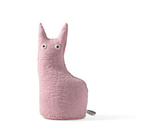 Aveva Design Aveva design - deurstop/boekensteun - the curious cat pink Aveva Design Aveva design - deurstop/boekensteun - the curious cat pink