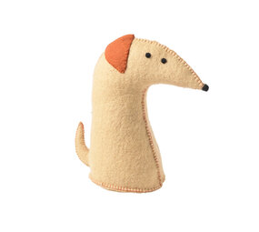 Aveva Design Aveva design - deurstop/boekensteun - the curious dog cream Aveva Design Aveva design - deurstop/boekensteun - the curious dog cream
