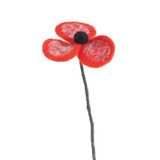 Aveva Design Aveva design - bloem vilt - poppy coral