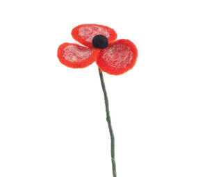 Aveva Design Aveva design - bloem vilt - poppy coral Aveva Design Aveva design - bloem vilt - poppy coral