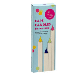 not the girl who misses much Not the girl - kaars mini - birthday caps (set van 4) not the girl who misses much Not the girl - kaars mini - birthday caps (set van 4)