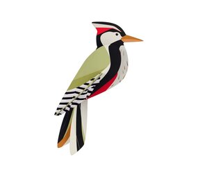 Studio Roof Studio Roof - muurdecoratie tuinvogels - woodpecker Studio Roof Studio Roof - muurdecoratie tuinvogels - woodpecker