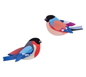 Studio Roof Studio Roof - muurdecoratie tuinvogels - finches