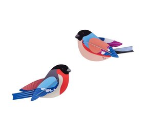 Studio Roof Studio Roof - muurdecoratie tuinvogels - finches Studio Roof Studio Roof - muurdecoratie tuinvogels - finches