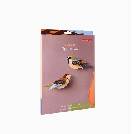 Studio Roof Studio Roof - muurdecoratie tuinvogels - sparrows Studio Roof Studio Roof - muurdecoratie tuinvogels - sparrows