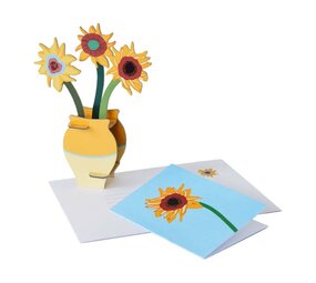 Studio Roof Studio Roof - pop out kaart - boeket van gogh