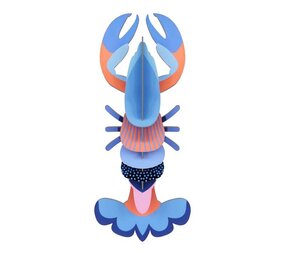 Studio Roof Studio Roof - muurdecoratie - mini lobster