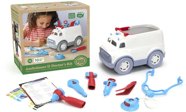Green Toys Green Toys - ambulance + doktersset Green Toys Green Toys - ambulance + doktersset