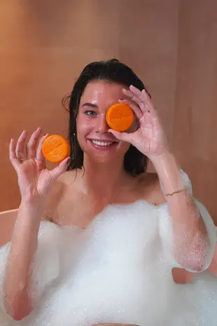 HappySoaps Happysoaps - shampoo bar - oil you need is argan (70g) HappySoaps Happysoaps - shampoo bar - oil you need is argan (70g)