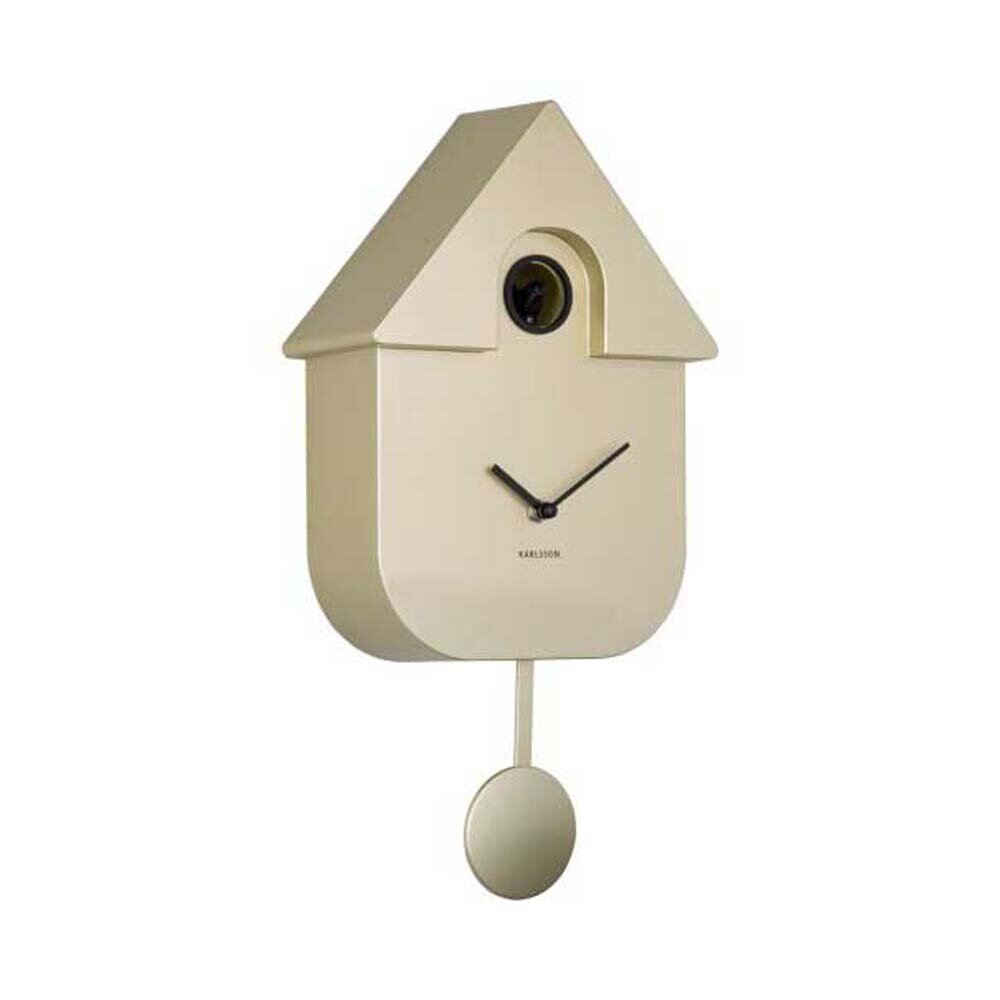Karlsson Karlsson - wandklok - modern cuckoo - metallic gold Karlsson Karlsson - wandklok - modern cuckoo - metallic gold
