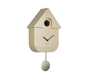Karlsson Karlsson - wandklok - modern cuckoo - metallic gold Karlsson Karlsson - wandklok - modern cuckoo - metallic gold