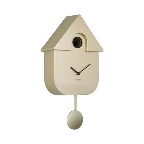 Karlsson Karlsson - wandklok - modern cuckoo - metallic gold Karlsson Karlsson - wandklok - modern cuckoo - metallic gold