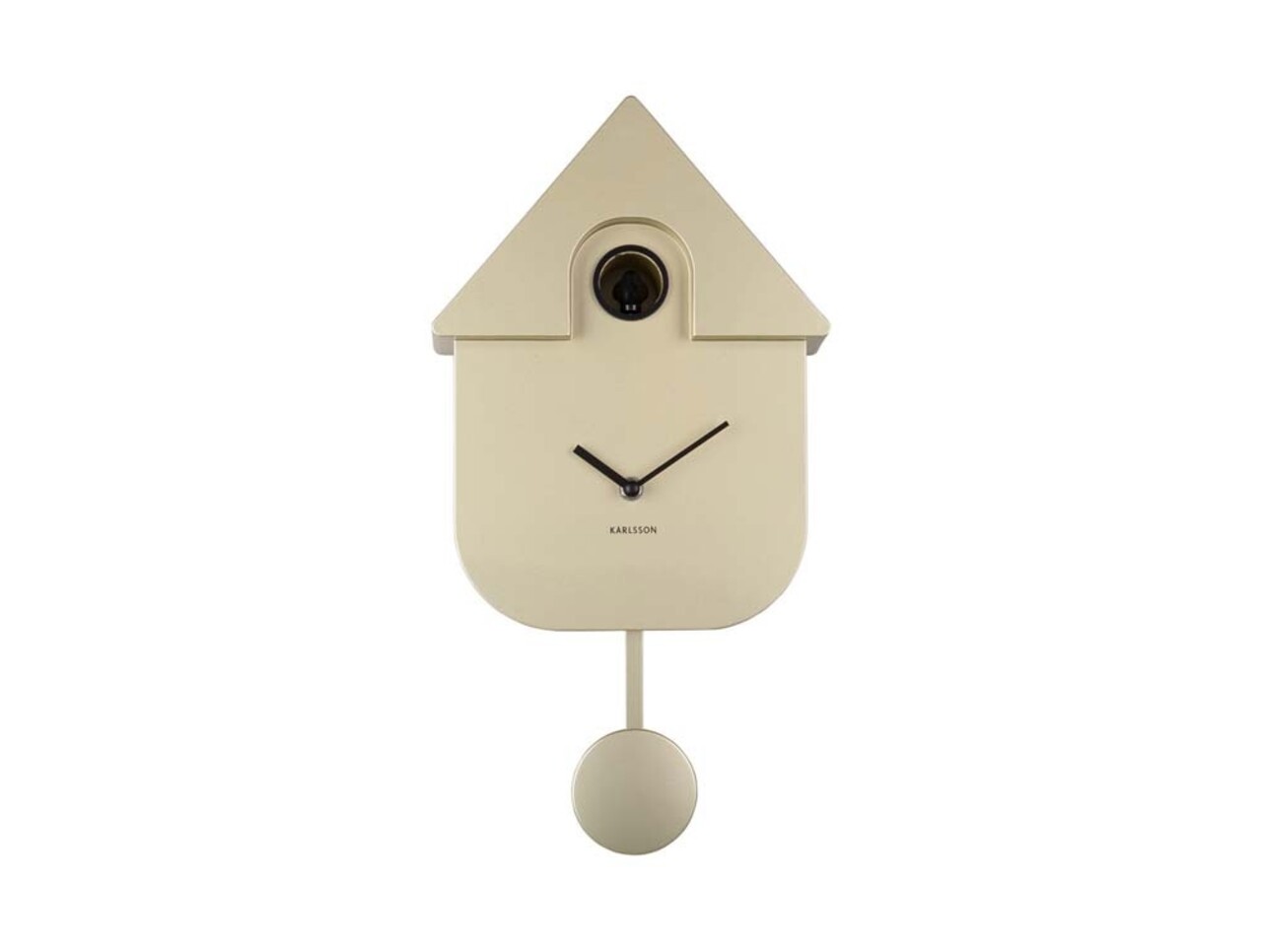 Karlsson Karlsson - wandklok - modern cuckoo - metallic gold Karlsson Karlsson - wandklok - modern cuckoo - metallic gold