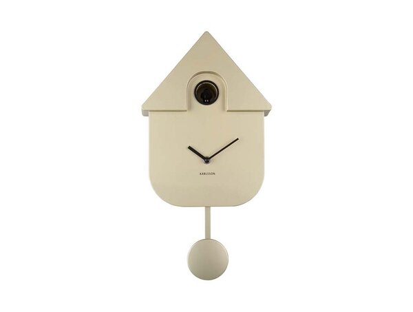 Karlsson Karlsson - wandklok - modern cuckoo - metallic gold Karlsson Karlsson - wandklok - modern cuckoo - metallic gold