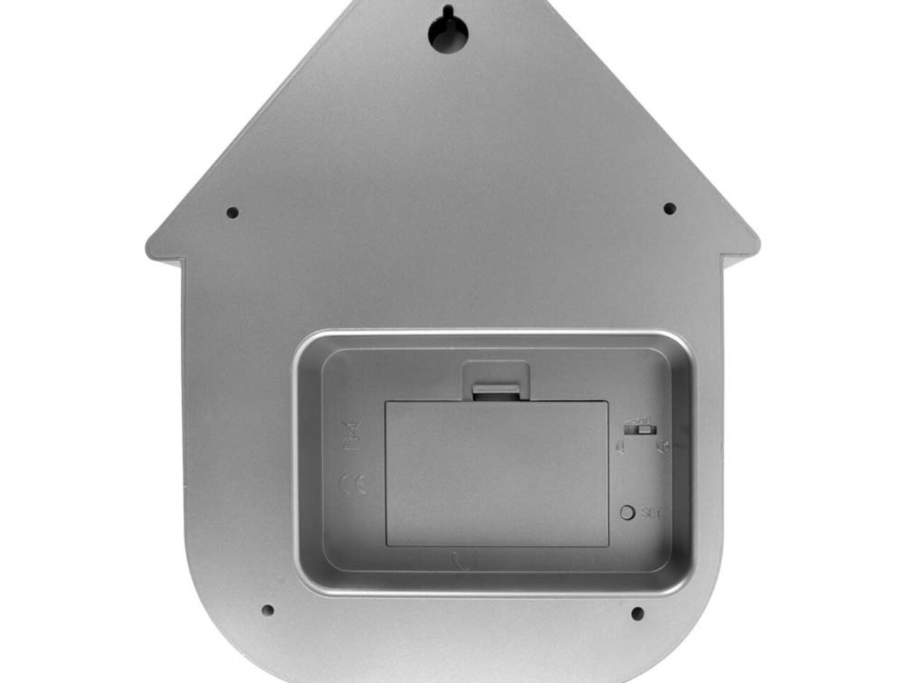 Karlsson Karlsson - wandklok - modern cuckoo - metallic silver Karlsson Karlsson - wandklok - modern cuckoo - metallic silver