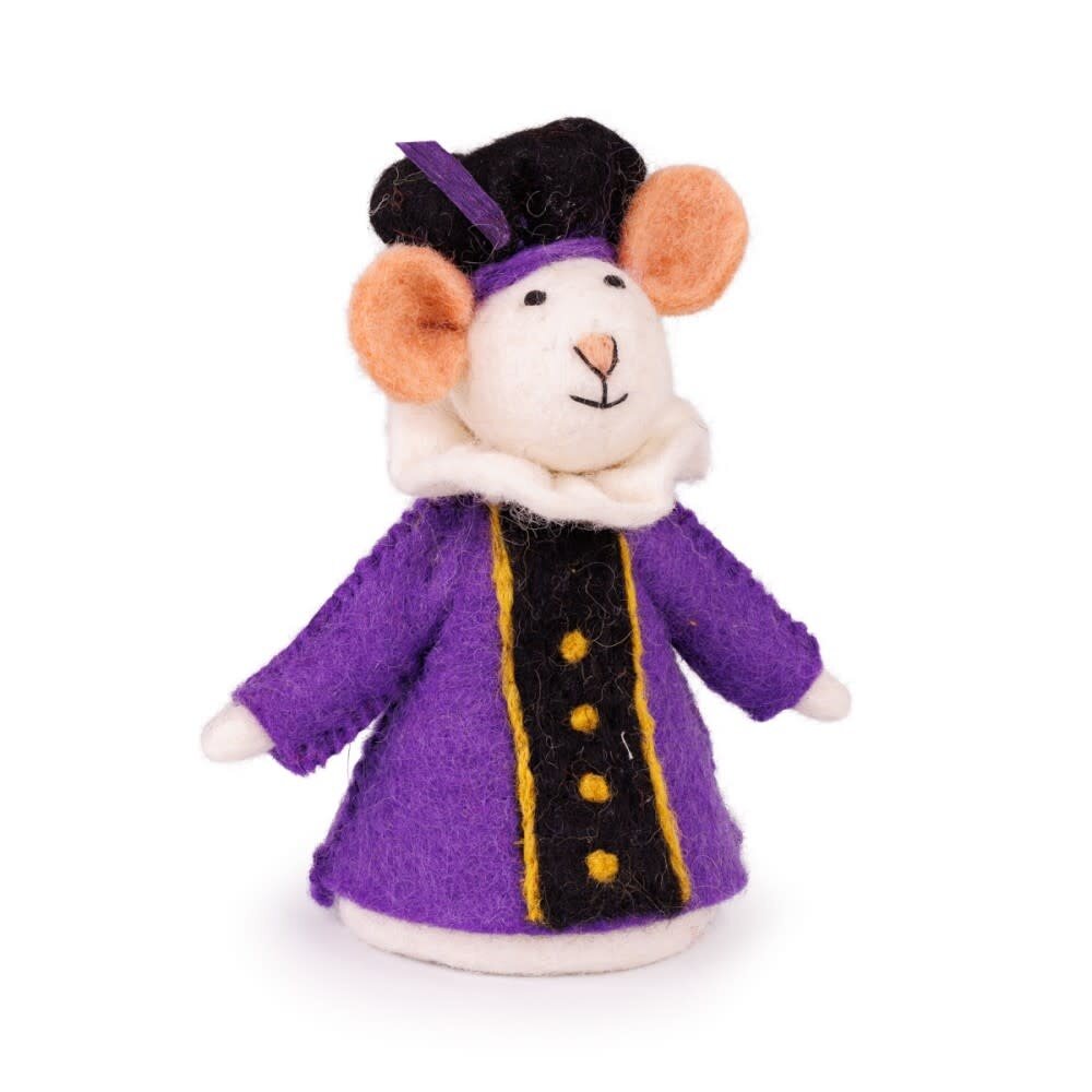 Sjaal met verhaal Sjaal met verhaal - decoratie - pietermuis paars