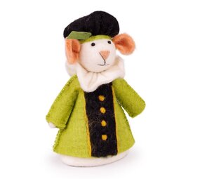 Sjaal met verhaal Sjaal met verhaal - decoratie - pietermuis groen