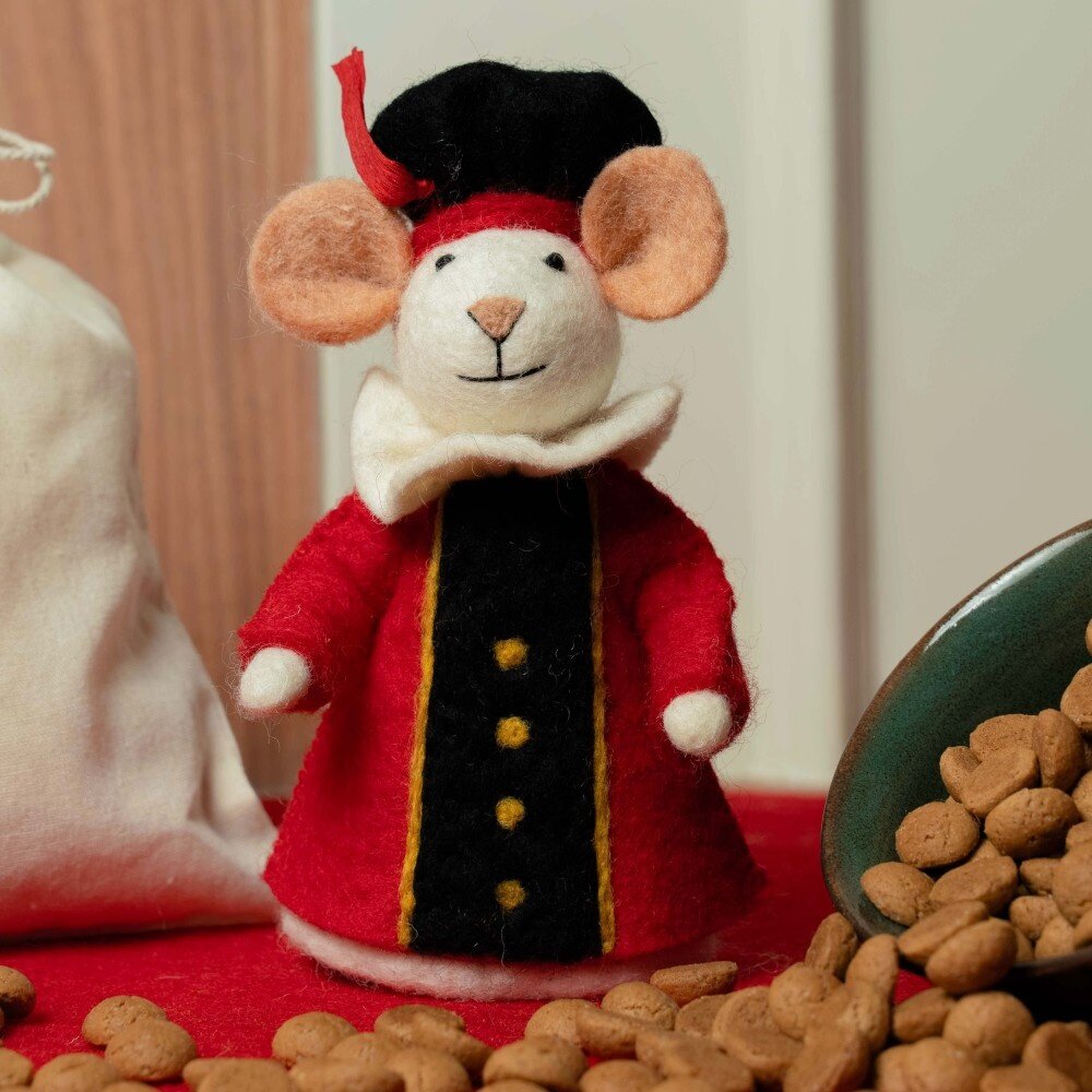 Sjaal met verhaal Sjaal met verhaal - decoratie - pietermuis rood