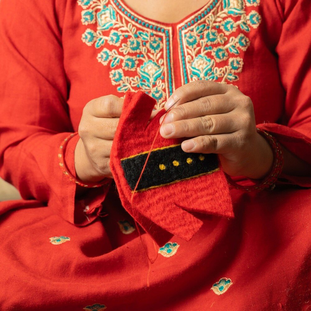 Sjaal met verhaal Sjaal met verhaal - decoratie - pietermuis rood