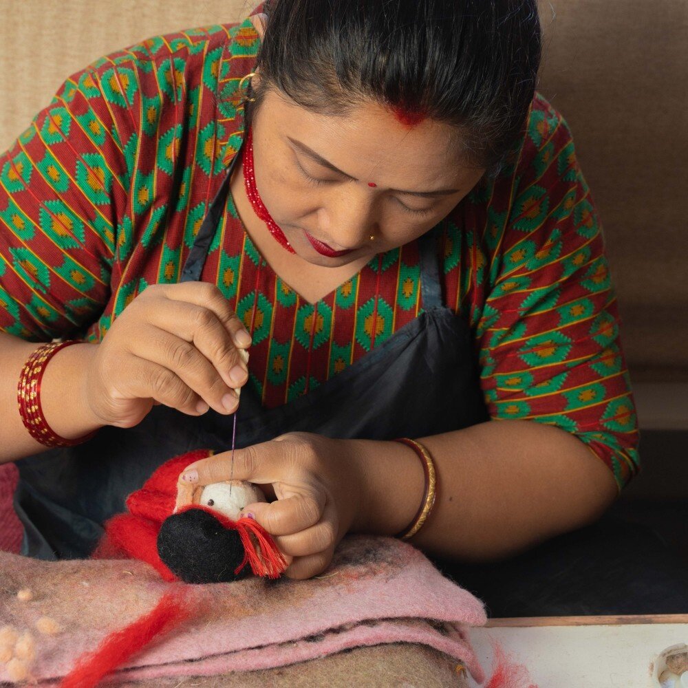 Sjaal met verhaal Sjaal met verhaal - decoratie - pietermuis rood