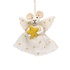 Sjaal met verhaal - hanger - muis engel met ster Sjaal met verhaal - hanger - muis engel met ster