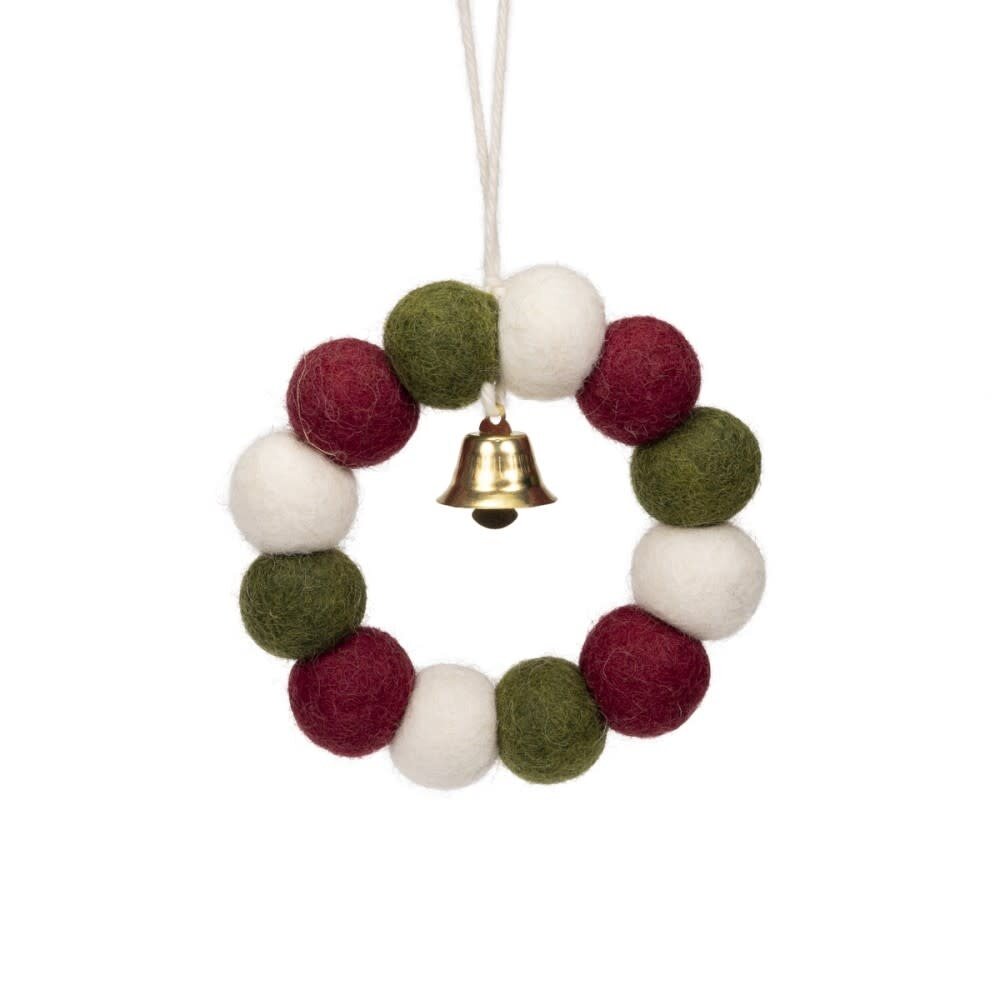Sjaal met verhaal Sjaal met verhaal - hanger krans - holly berry
