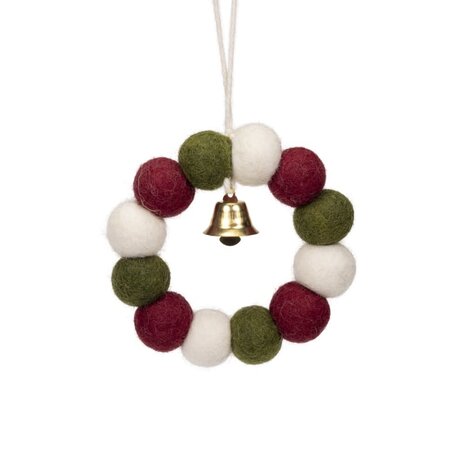 Sjaal met verhaal Sjaal met verhaal - hanger krans - holly berry