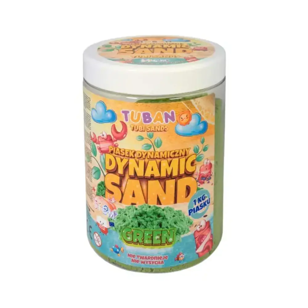 Tuban Tuban - dynamic sand - green ( 1 KG) Tuban Tuban - dynamic sand - green ( 1 KG)