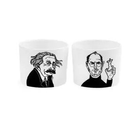 PolonaPolona PolonaPolona - espresso kopjes (set van 2) - the brainiacs, steve & albert