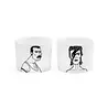 PolonaPolona PolonaPolona - espresso kopjes (set van 2) - the legends, freddie & david PolonaPolona PolonaPolona - espresso kopjes (set van 2) - the legends, freddie & david