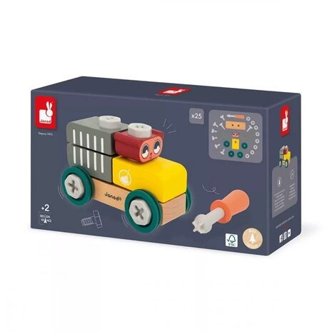 Janod Janod - brico'kids - wagen met beer