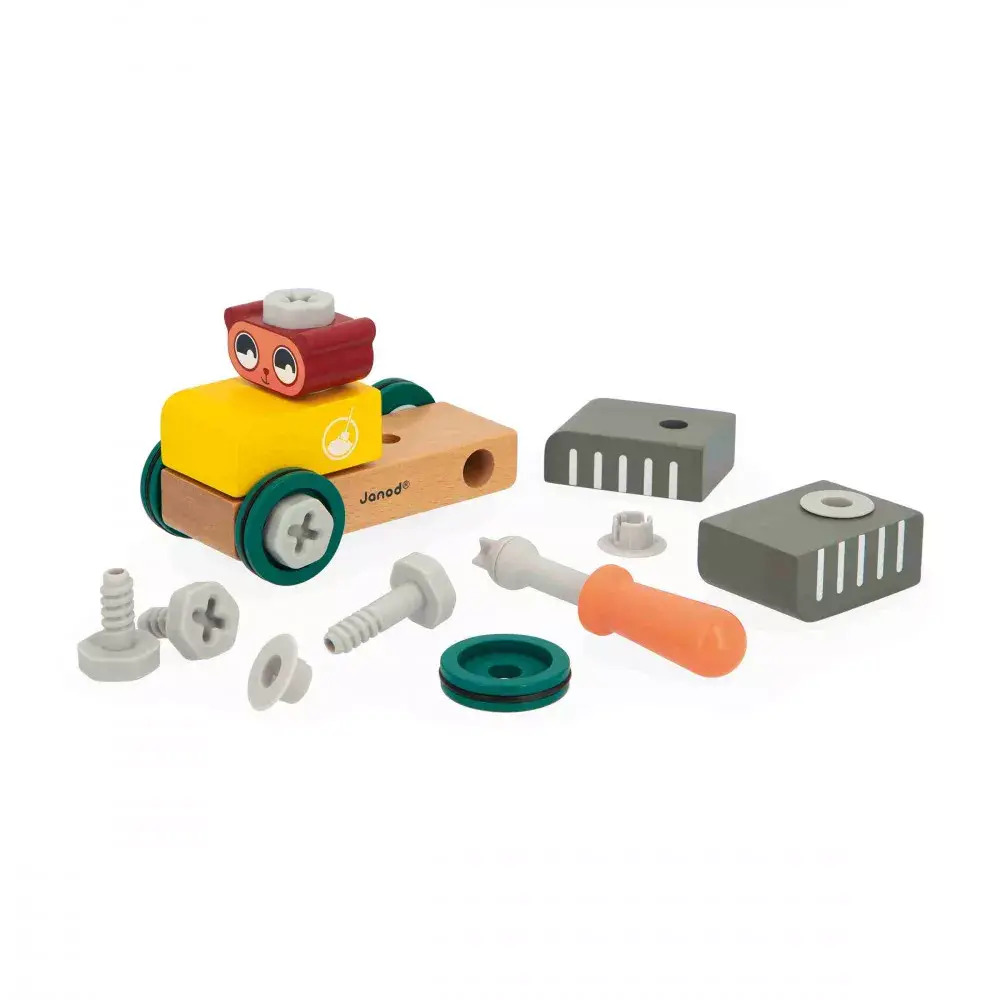 Janod Janod - brico'kids - wagen met beer