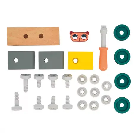 Janod Janod - brico'kids - wagen met beer