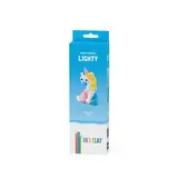 Hey Clay Hey Clay - boetseerklei rainbow unicorn - lighty (3 potjes)