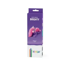 Hey Clay Hey Clay - boetseerklei rainbow unicorn - brighty (3 potjes)
