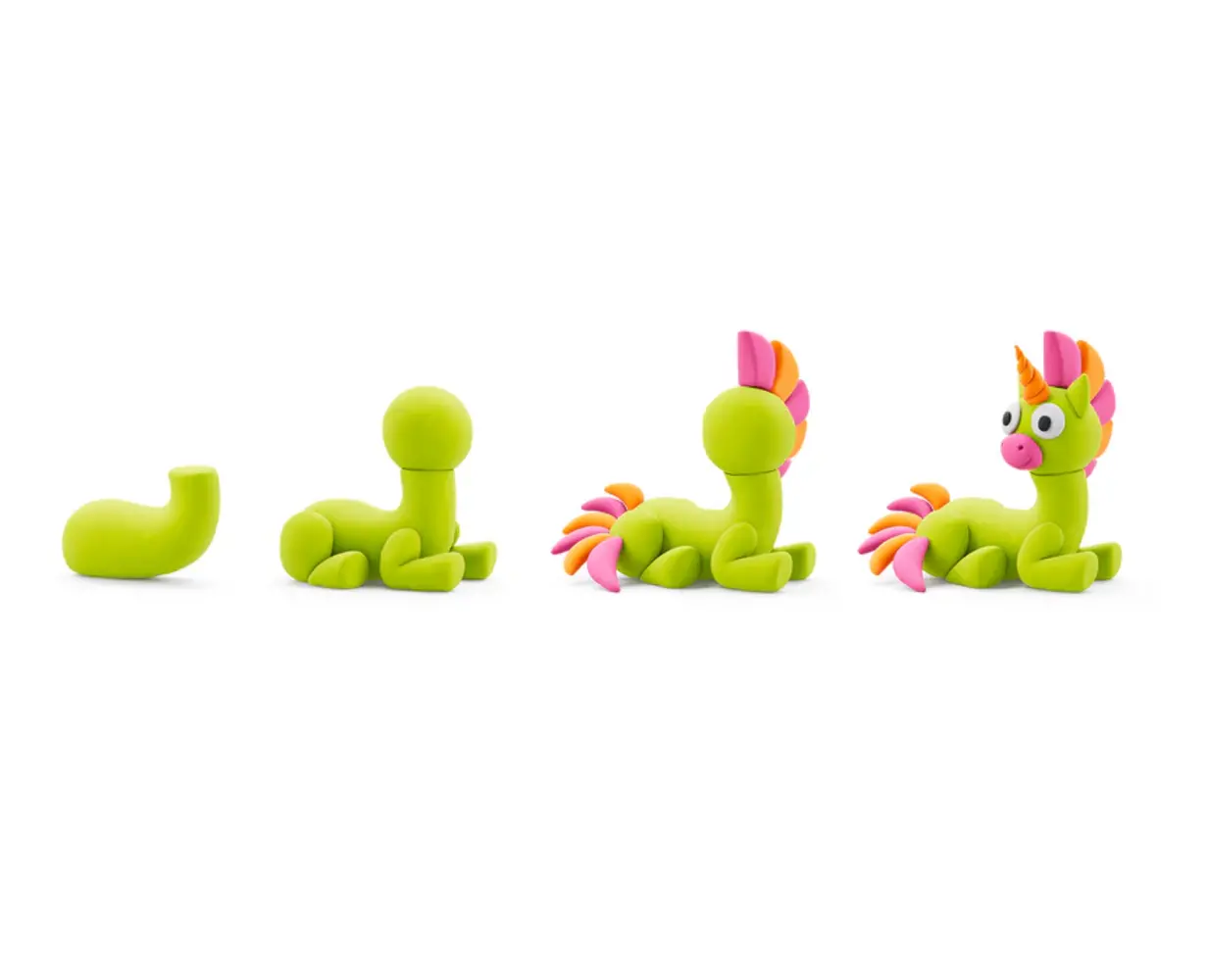 Hey Clay Hey Clay - boetseerklei rainbow unicorn - sparky (3 potjes) Hey Clay Hey Clay - boetseerklei rainbow unicorn - sparky (3 potjes)