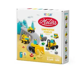 Hey Clay Hey Clay - boetseerklei - construction (12 potjes) Hey Clay Hey Clay - boetseerklei - construction (12 potjes)