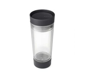 Brabantia Brabantia - make & take dubbelwandige theebeker (360 ml) - dark grey Brabantia Brabantia - make & take dubbelwandige theebeker (360 ml) - dark grey