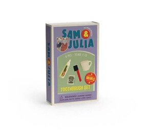 Sam & Julia / Het Muizenhuis Het Muizenhuis - mini’s - toothbrush set Sam & Julia / Het Muizenhuis Het Muizenhuis - mini’s - toothbrush set